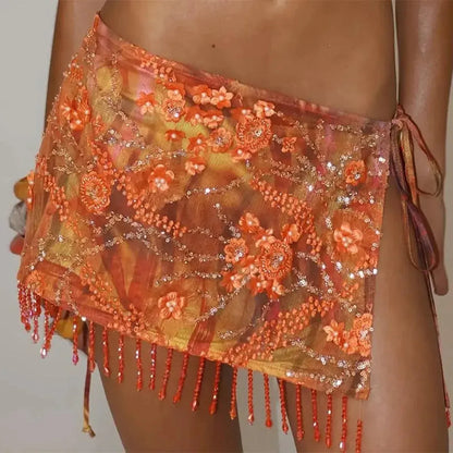 Set Paillettes Plage Femme-Saylana
