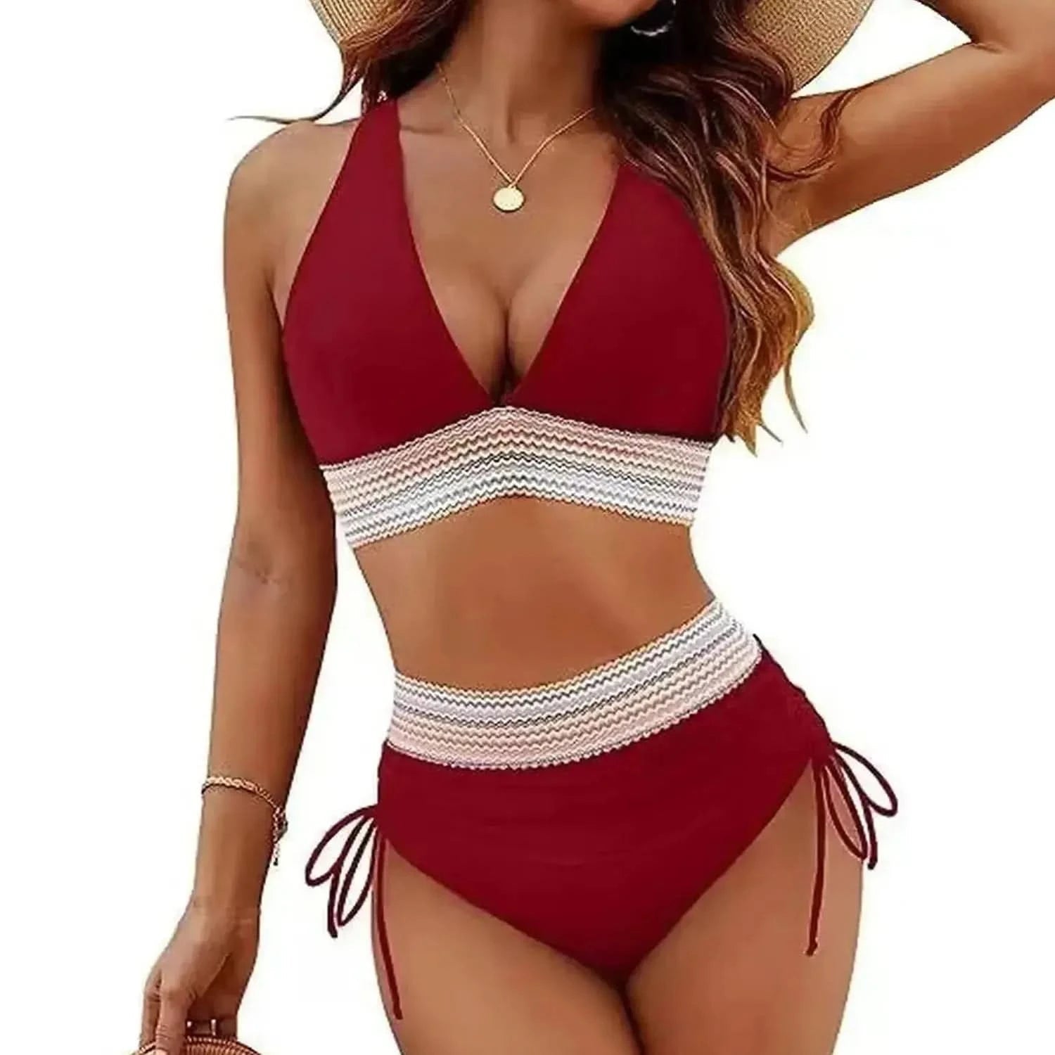 Set Plage Chic : Épaules Larges & Push - Up - Saylana