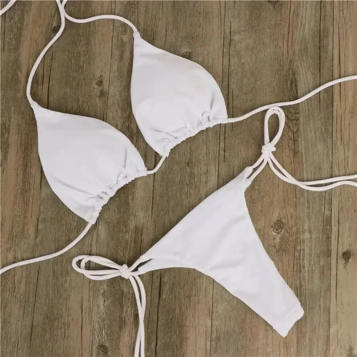 Set Plage : Haut Rembourré & String-Saylana