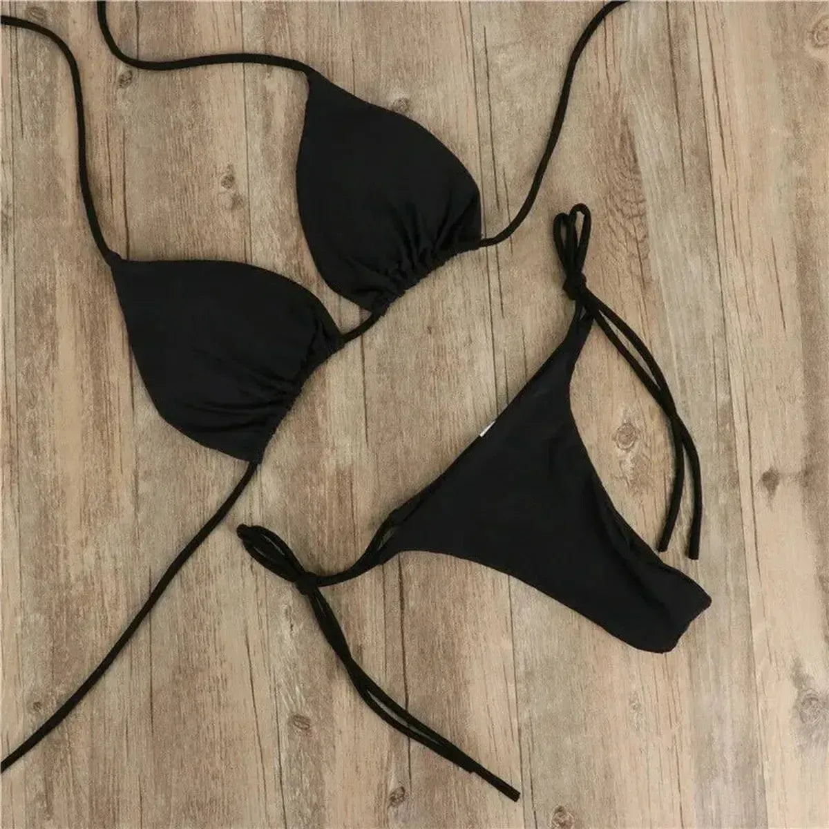 Set Plage : Haut Rembourré & String-Saylana