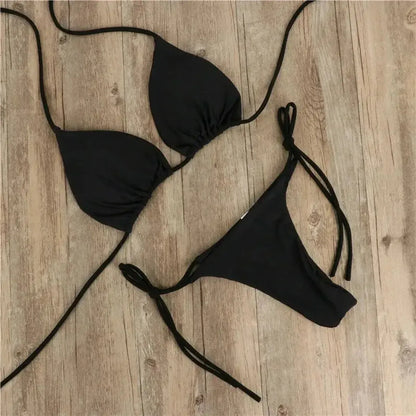 Set Plage : Haut Rembourré & String-Saylana