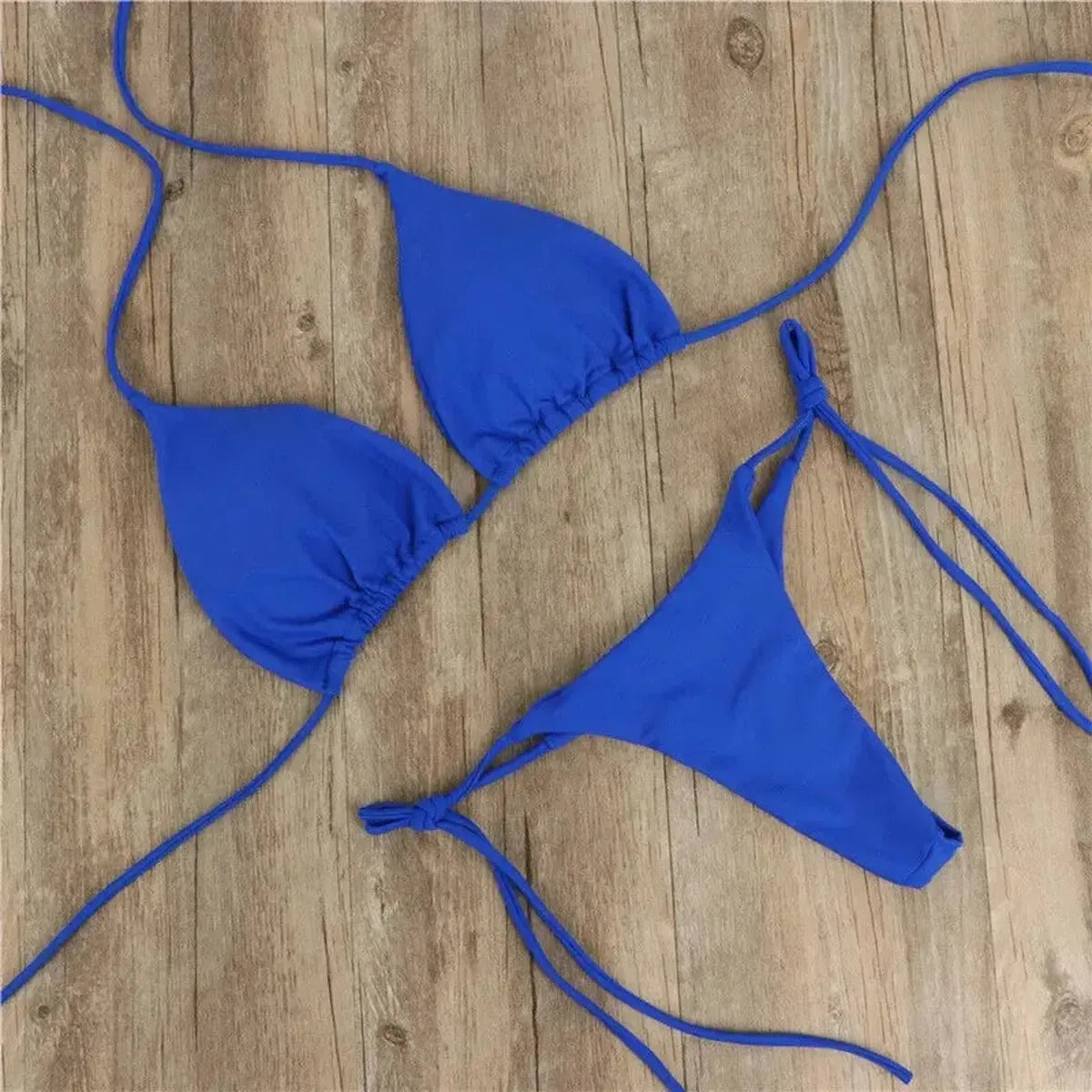 Set Plage : Haut Rembourré & String-Saylana