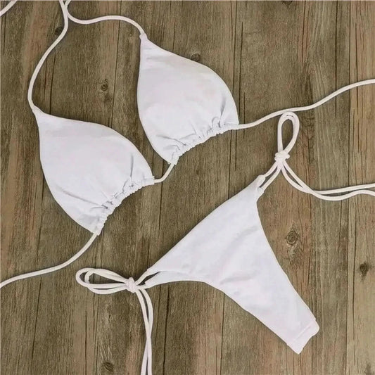 Set Plage : Haut Rembourré & String - Saylana