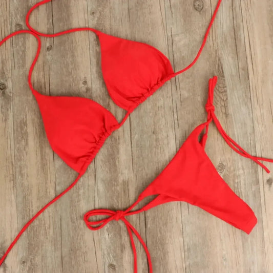 Set Plage : Haut Rembourré & String-Saylana