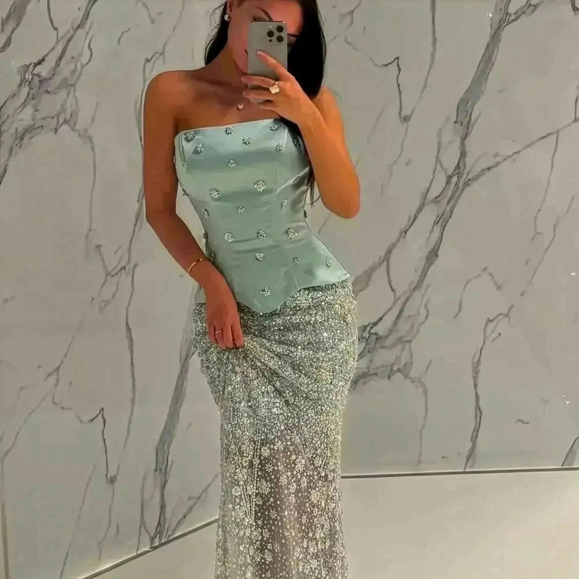 Sheath Glamour à Sequins - Saylana