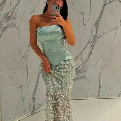 Sheath Glamour à Sequins - Saylana