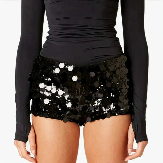 Short à Sequins Brillants Saylana