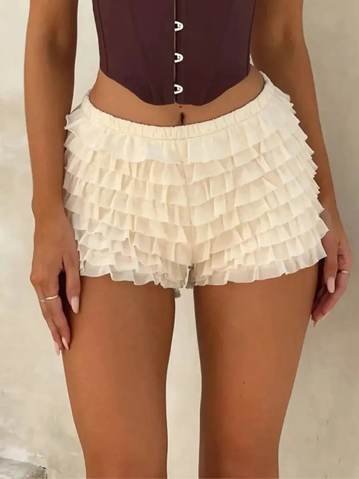 Short Bouffant Dentelle Style Lolita-Saylana