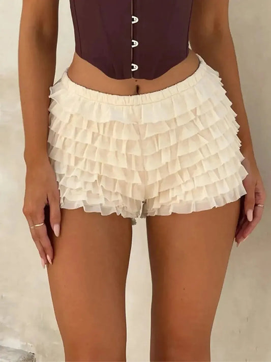 Short Bouffant Dentelle Style Lolita-Saylana