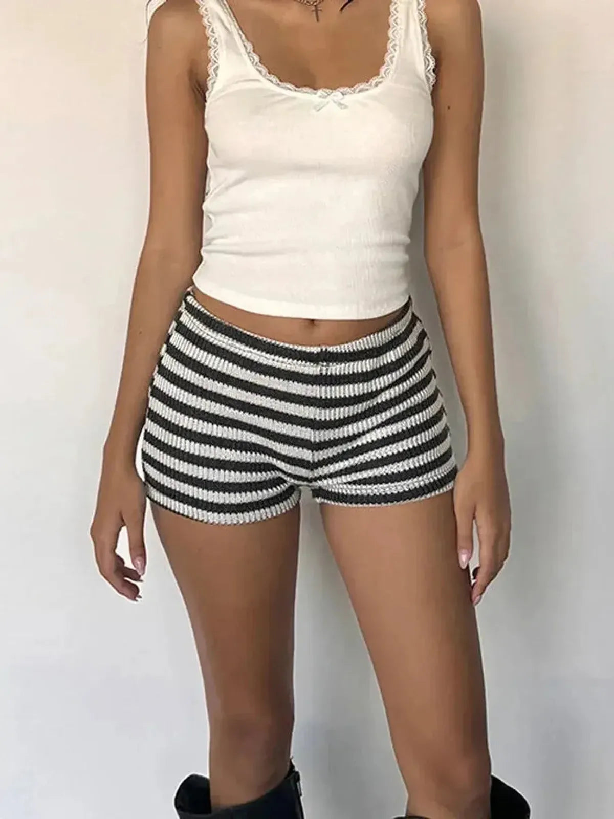 Short Côtelé Taille Basse-Saylana