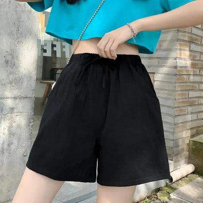 Short femme lin et coton léger-Saylana