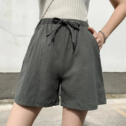 Short femme lin et coton léger-Saylana