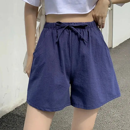 Short femme lin et coton léger-Saylana