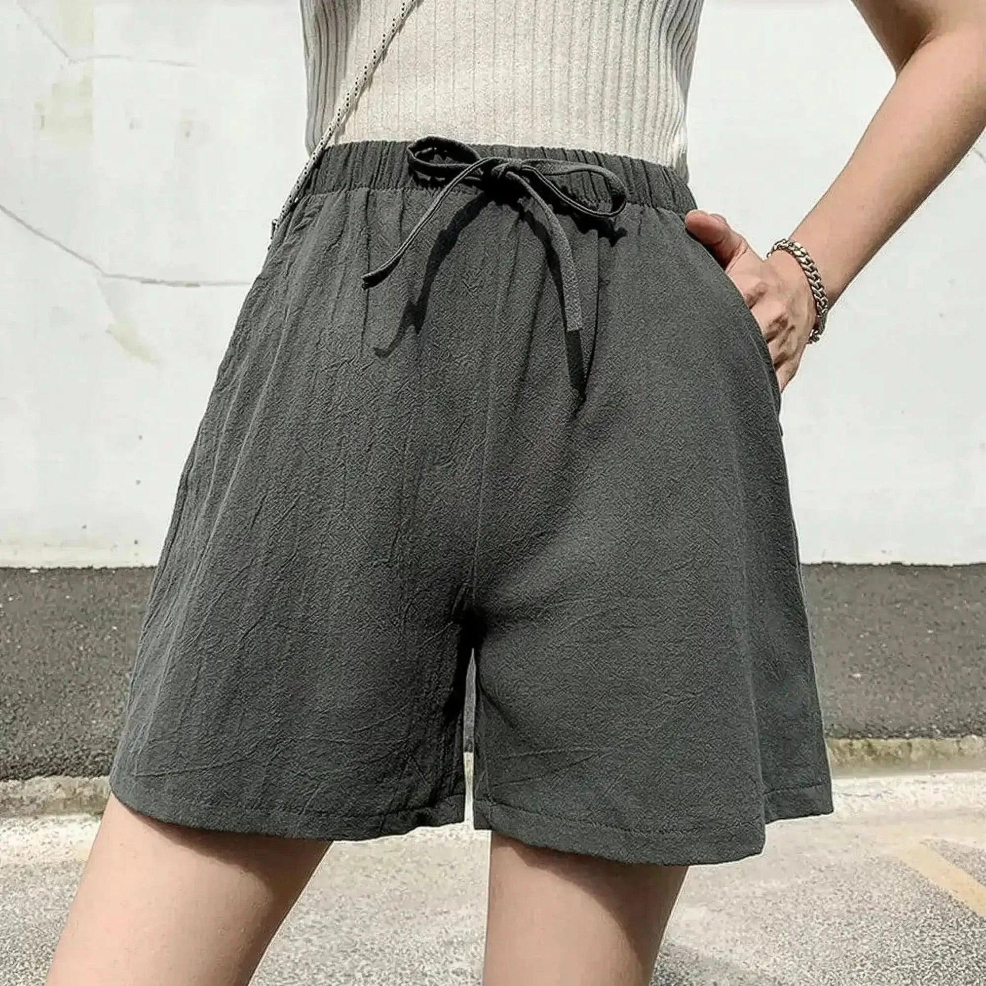 Short femme lin et coton léger - Saylana