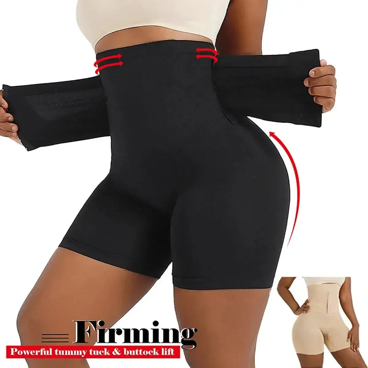 Short Gaine Femme Taille Haute-Saylana