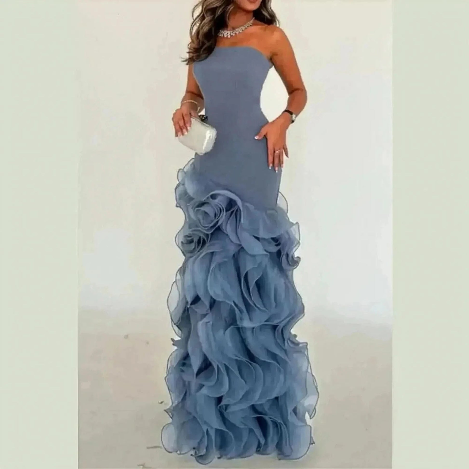 Sirène Asymétrique à Volants - Saylana