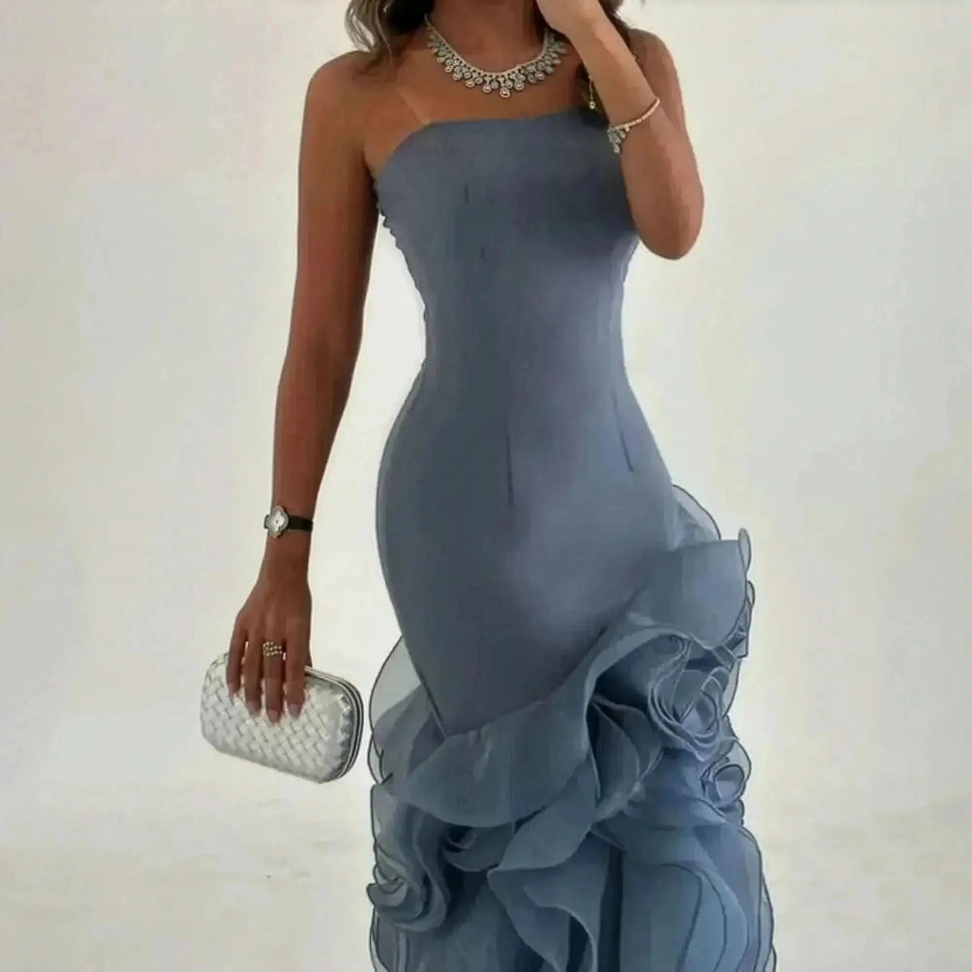 Sirène Asymétrique à Volants - Saylana