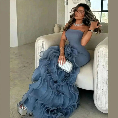 Sirène Asymétrique à Volants - Saylana