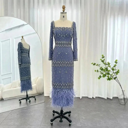 Sirène Grise Luxe à Plumes Sharon Said - Saylana