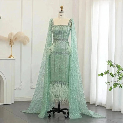 Sirène Grise Luxe à Plumes Sharon Said - Saylana