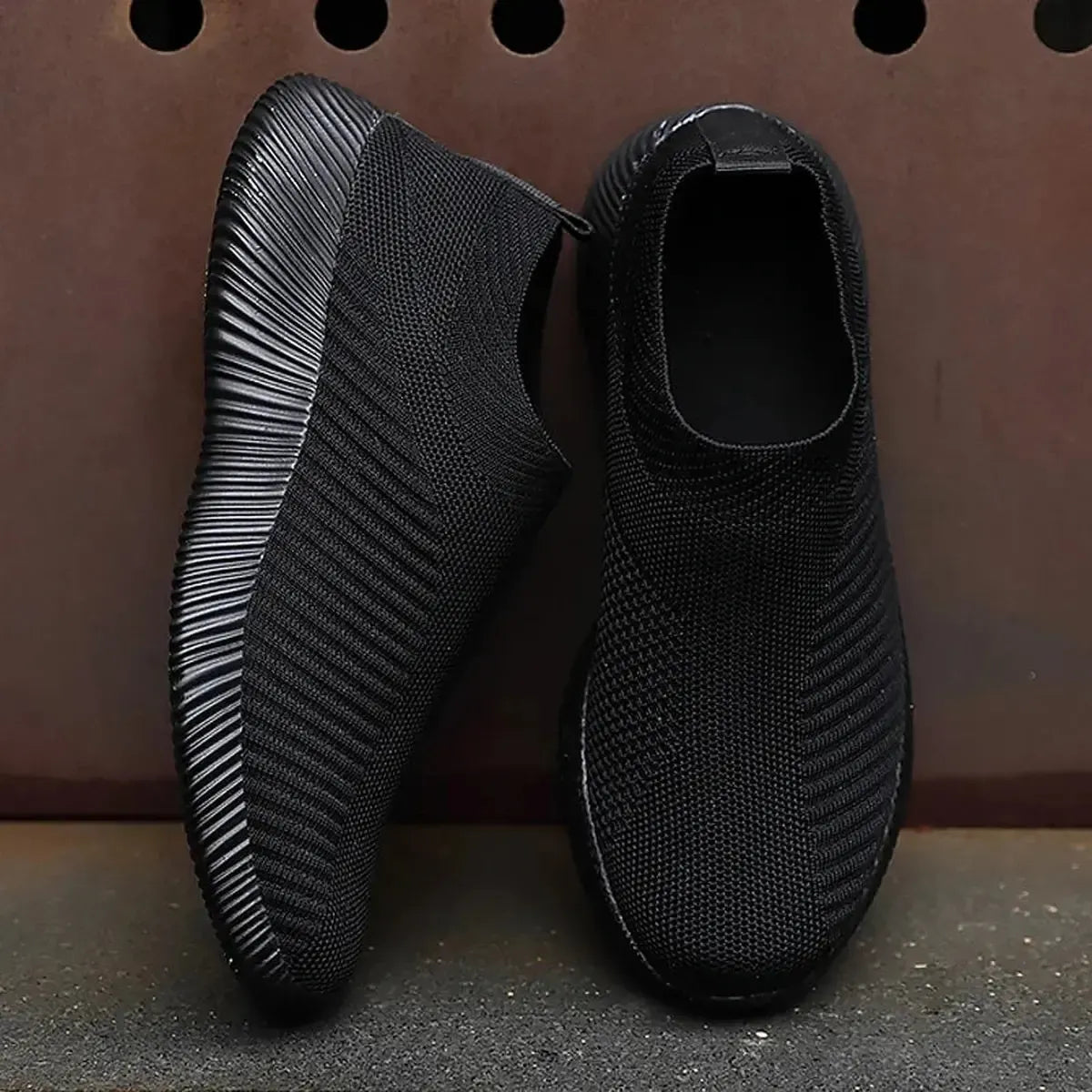 Sneakers Basses Respirantes en Maille-Saylana