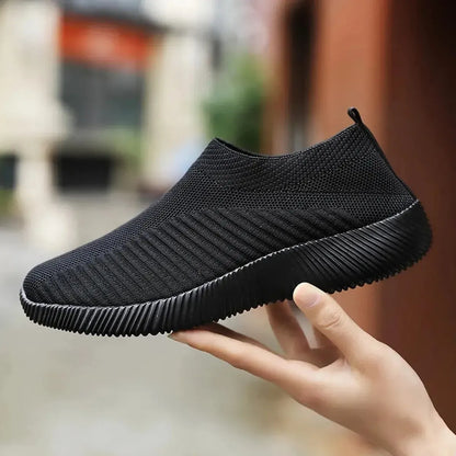 Sneakers Basses Respirantes en Maille-Saylana