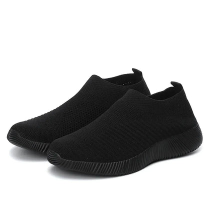 Sneakers Basses Respirantes en Maille-Saylana