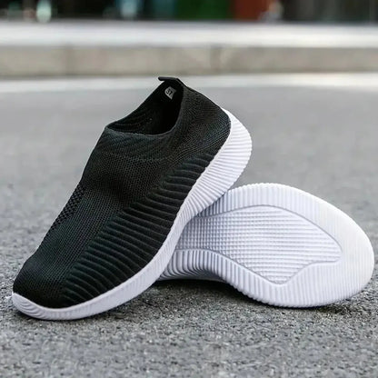Sneakers Basses Respirantes en Maille-Saylana