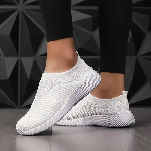 Sneakers Basses Respirantes en Maille-Saylana