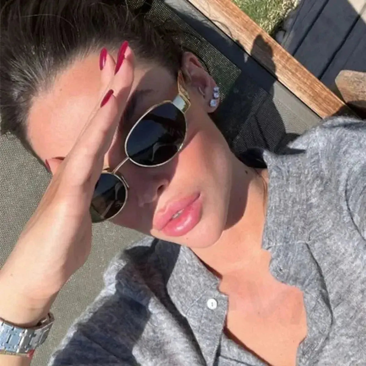Solaires Rétro Chic Haute Qualité-Saylana