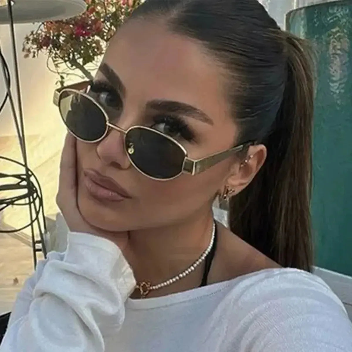 Solaires Rétro Chic Haute Qualité-Saylana