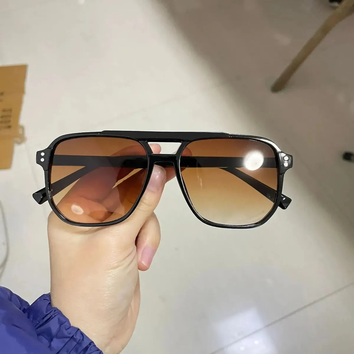 Solaires Unisexe Design Noir-Saylana