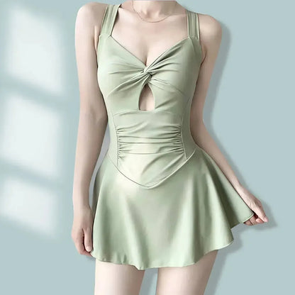 Style Robe Gainant Couleur Unie-Saylana