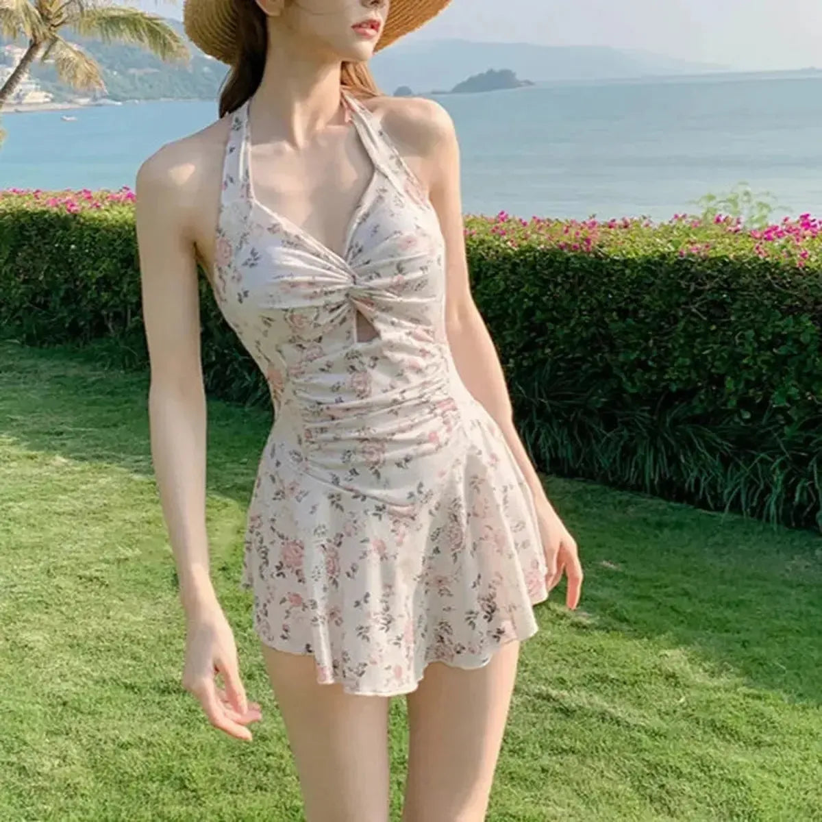 Style Robe Gainant Couleur Unie-Saylana