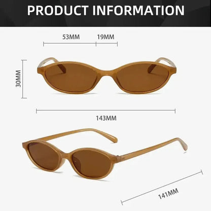 Sunnies 90s Ovales Tendance-Saylana