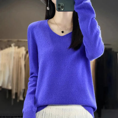 Sweater Cachemire Fin Hiver-Saylana