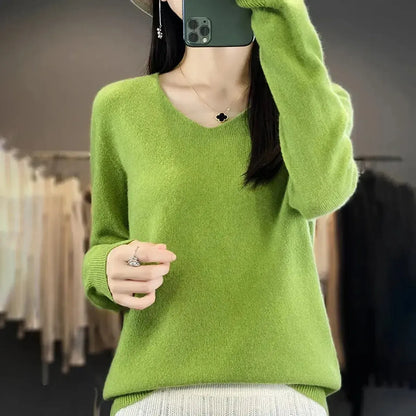 Sweater Cachemire Fin Hiver-Saylana