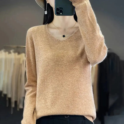Sweater Cachemire Fin Hiver-Saylana