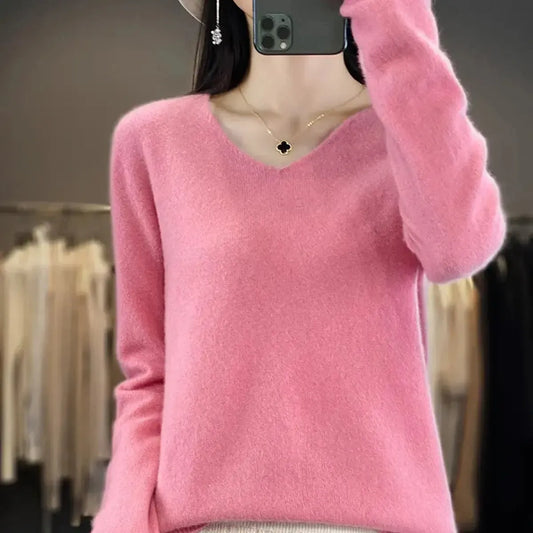 Sweater Cachemire Fin Hiver-Saylana