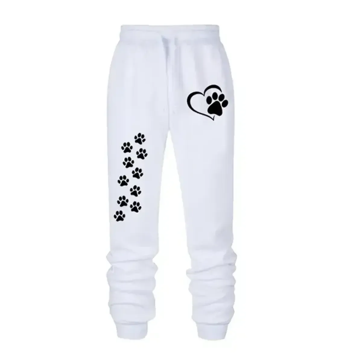 Sweatpants Confort avec Motif Félin Original-Saylana