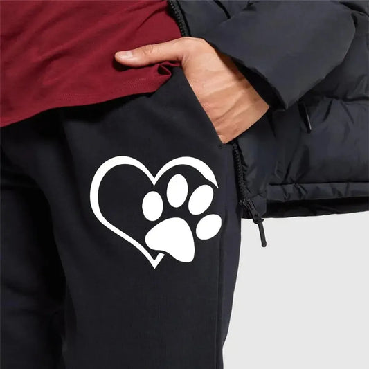 Sweatpants Confort avec Motif Félin Original-Saylana