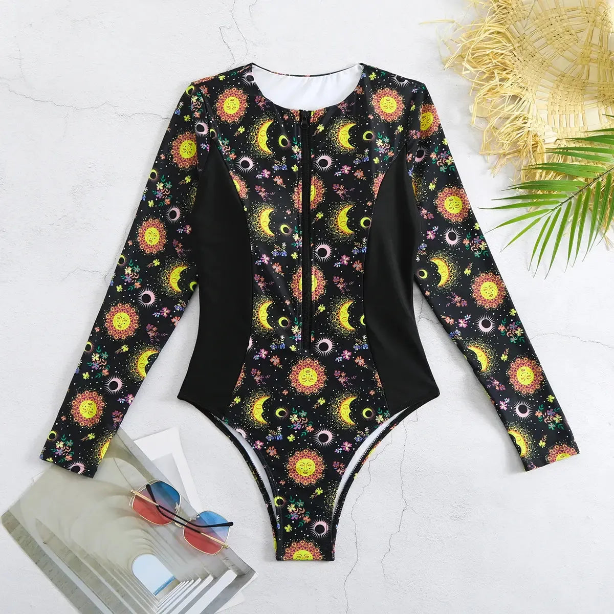Swimwear Tropical Solide-Saylana