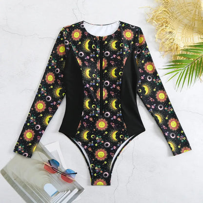 Swimwear Tropical Solide-Saylana