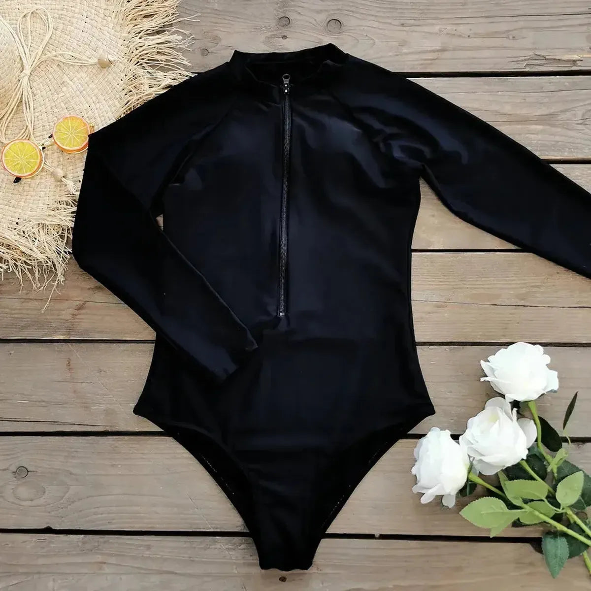 Swimwear Tropical Solide-Saylana