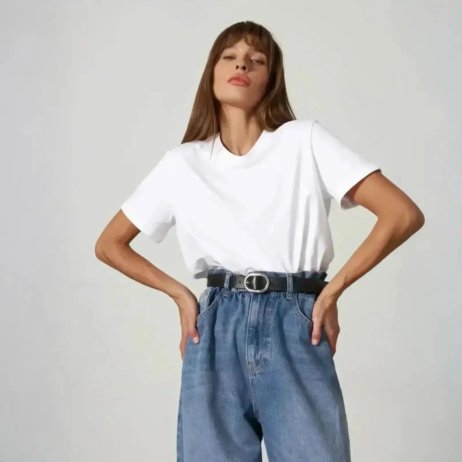 T-shirt coton doux, coupe ample - Saylana