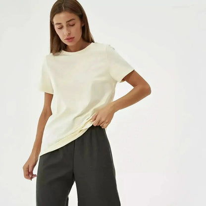 T-shirt coton doux, coupe ample - Saylana