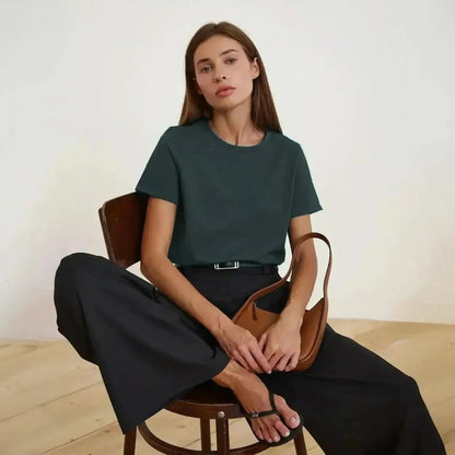 T-shirt coton doux, coupe ample - Saylana