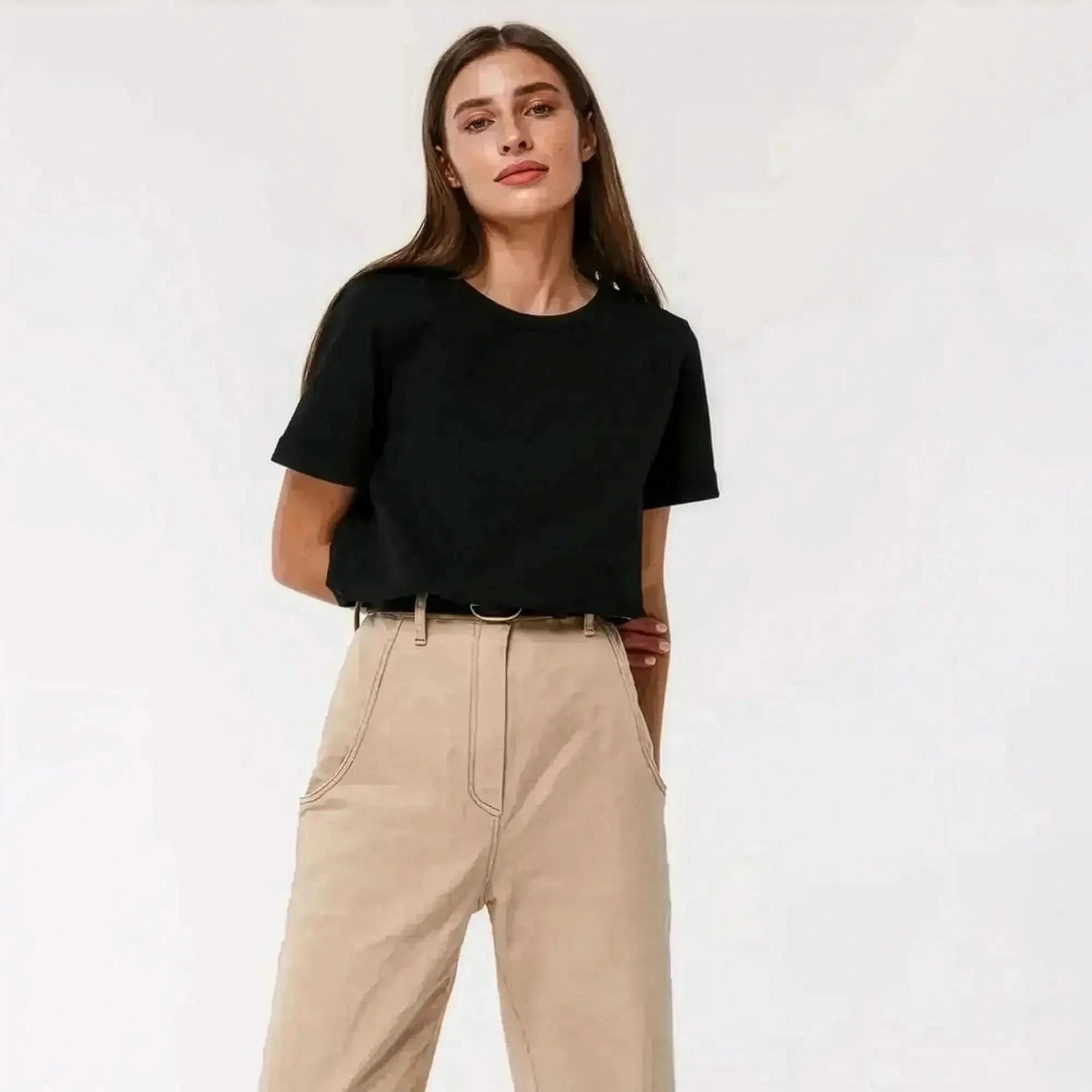 T-shirt coton doux, coupe ample - Saylana