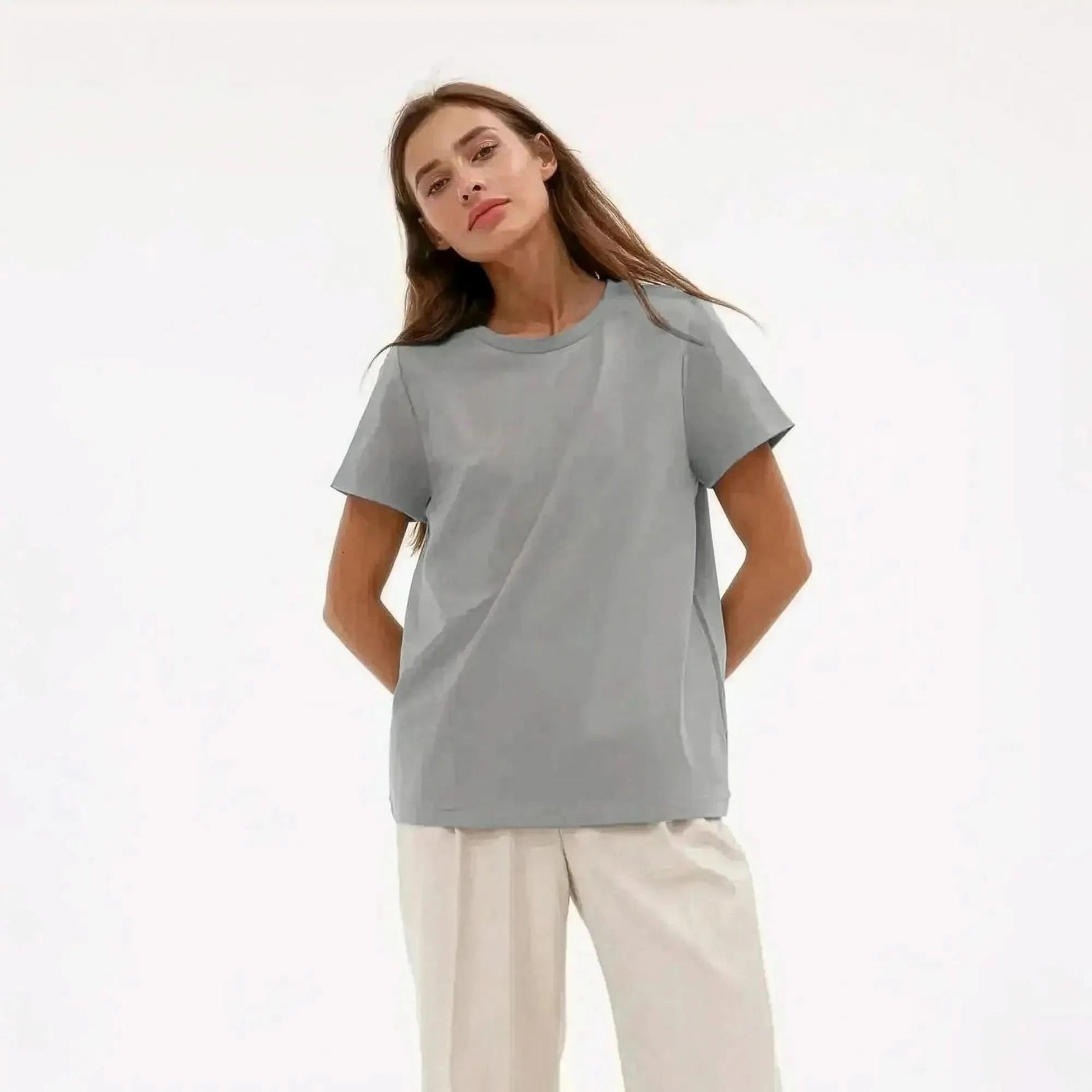 T-shirt coton doux, coupe ample - Saylana