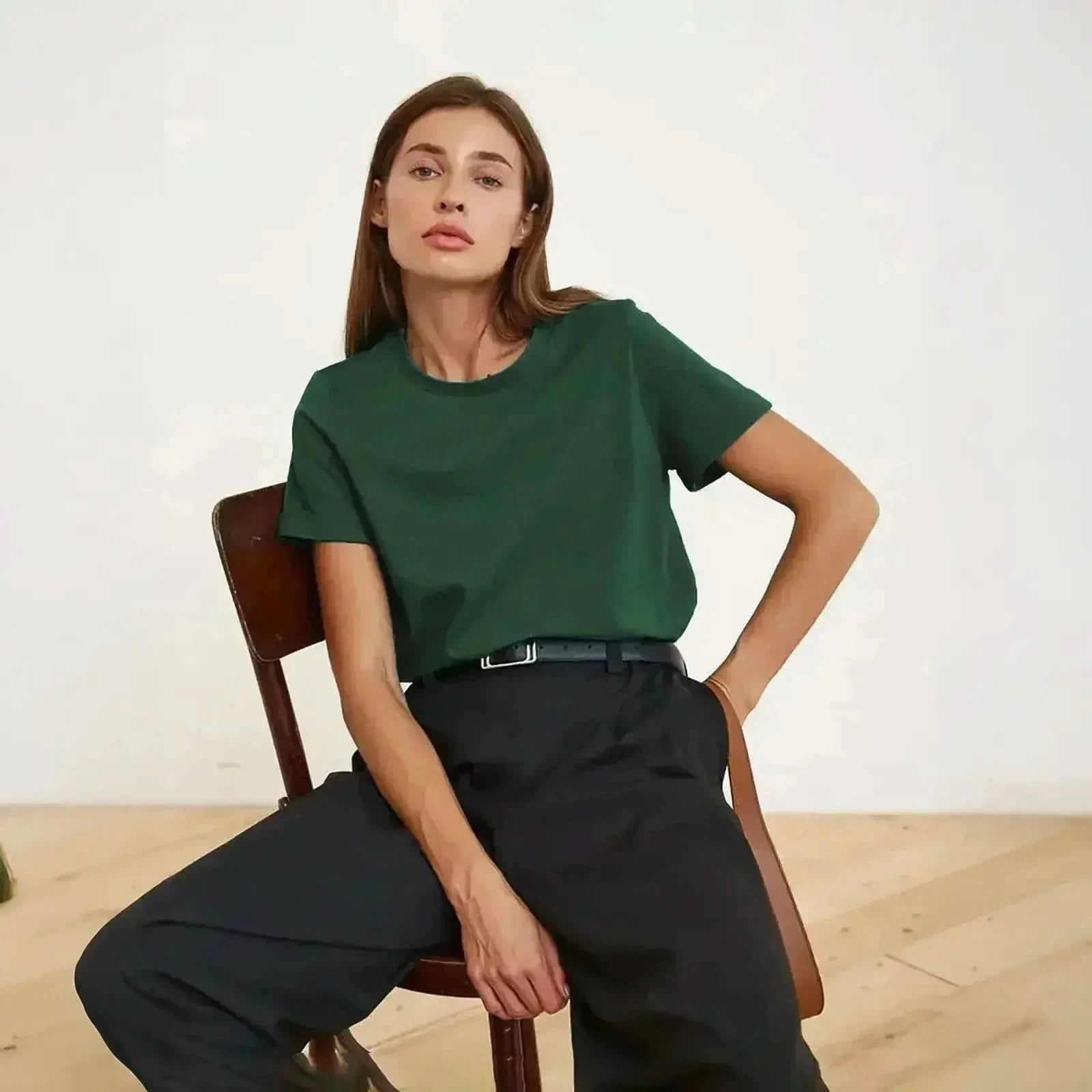 T-shirt coton doux, coupe ample - Saylana